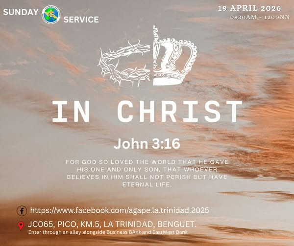 In Christ — John 3:16 (April 19)